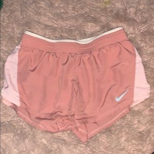 pink nike shorts